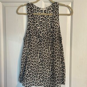 Leopard Joie Silk Tank - Medium